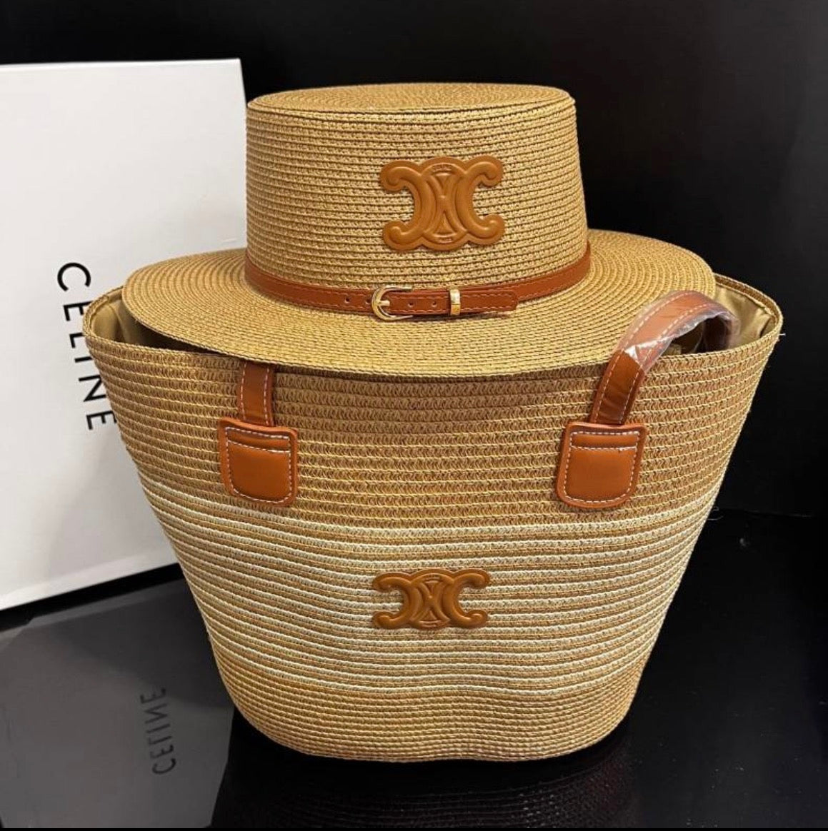 Sac a main et chapeau :CÉLINE