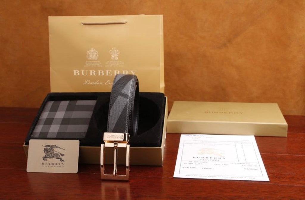 Ceinture et portefeuille :BURBERRY