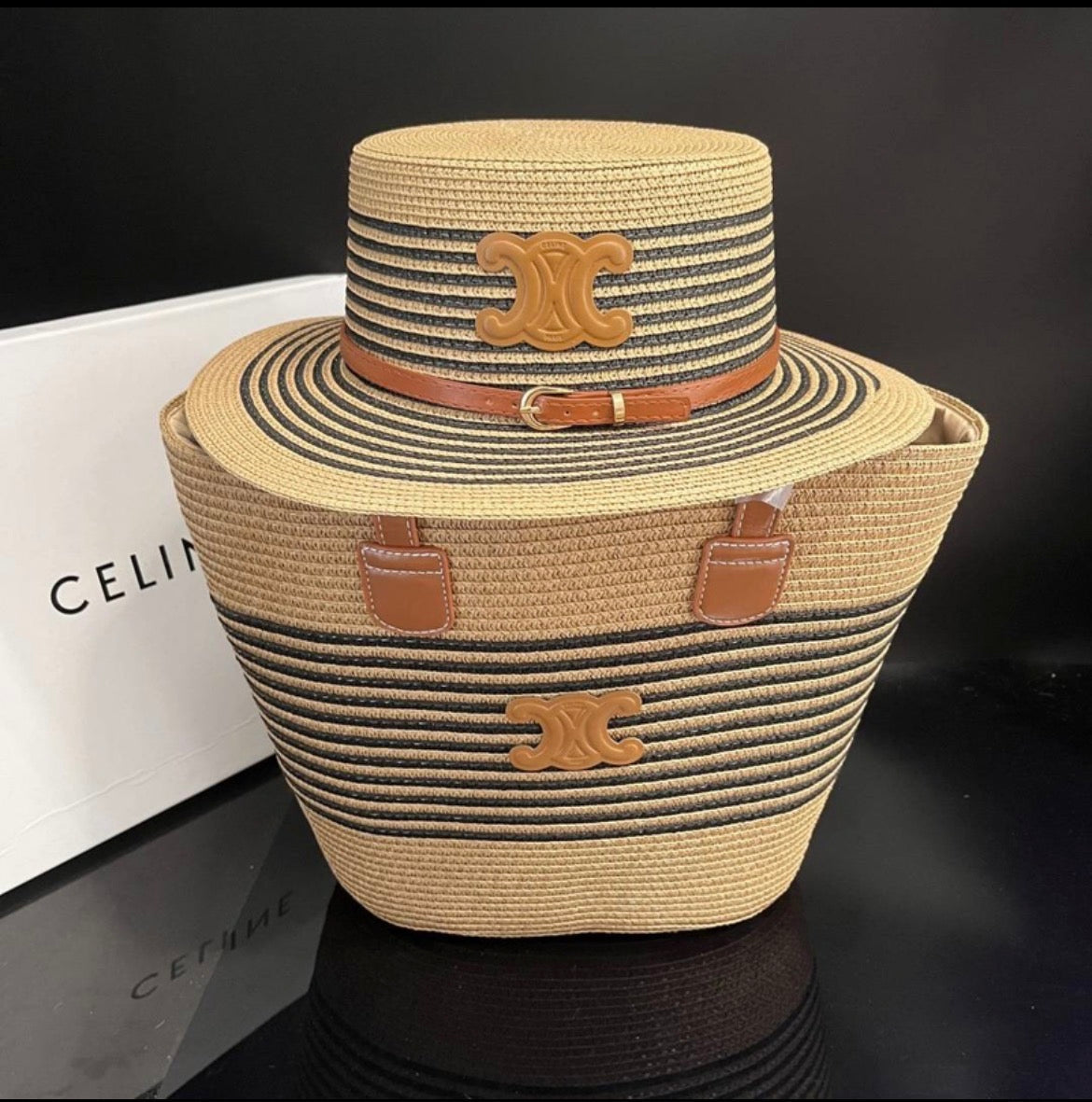 Sac a main et chapeau :CÉLINE