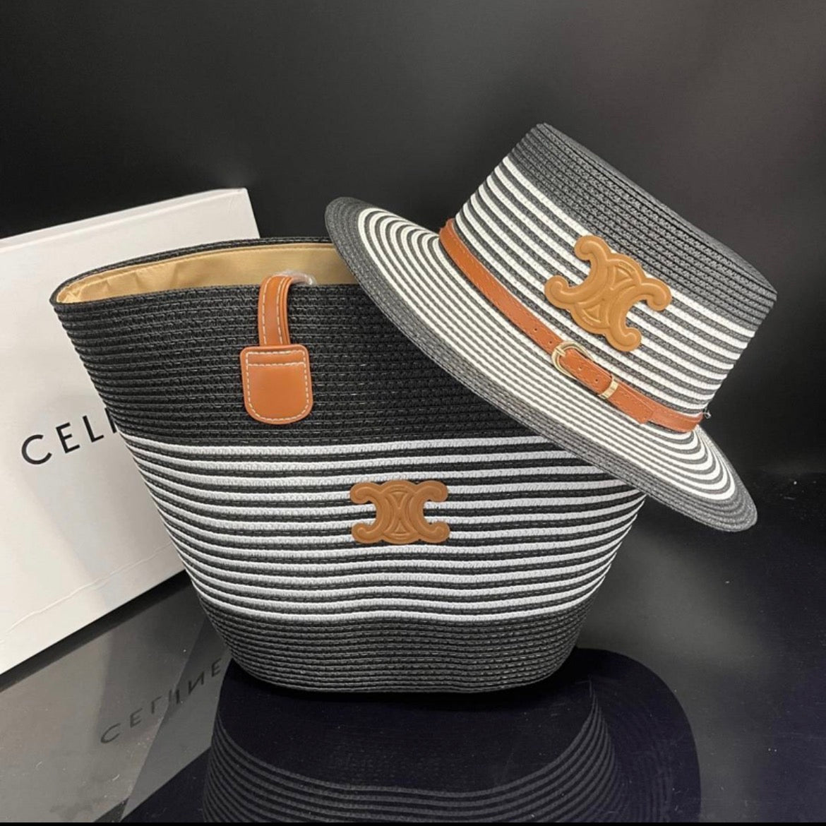 Sac a main et chapeau :CÉLINE