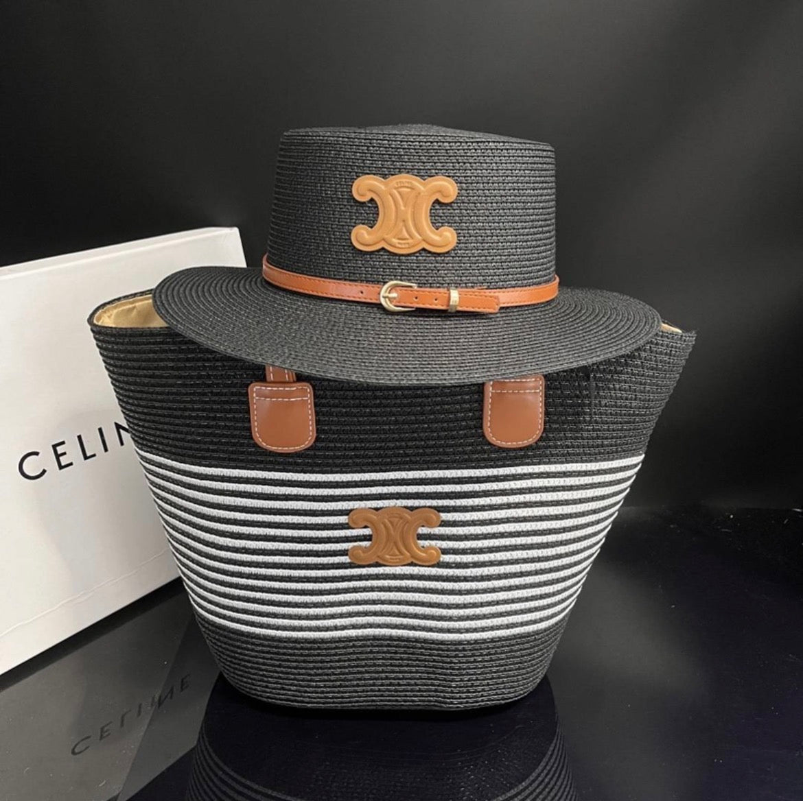 Sac a main et chapeau :CÉLINE