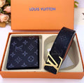 Ceinture et portefeuille LV