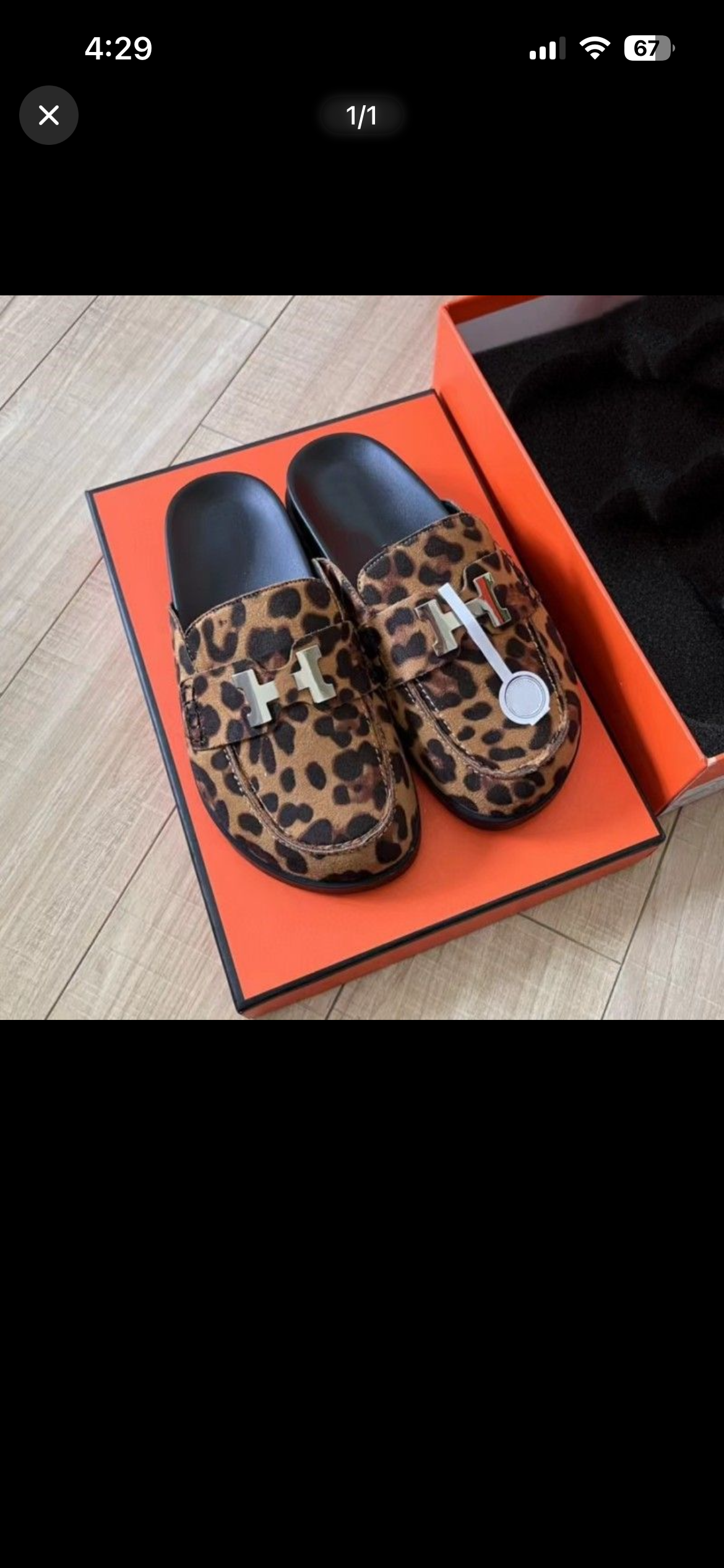 Pantoufles HERMÈS
