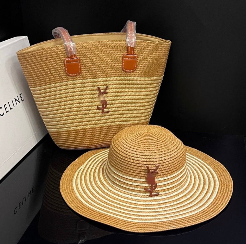 Sac a main et chapeau :YVE SAINT LAURENT